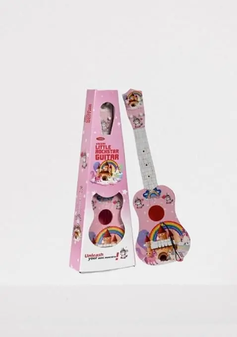 Simarr Unicorn Little Rockstar Guitar For Kids 5 Years And Up 1