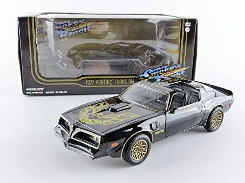 Jada Toys 1977 Pontiac Firebird Trans Am T-Top, Smokey And The Bandit 1:24 Scale Diecast Model Toy Car 1