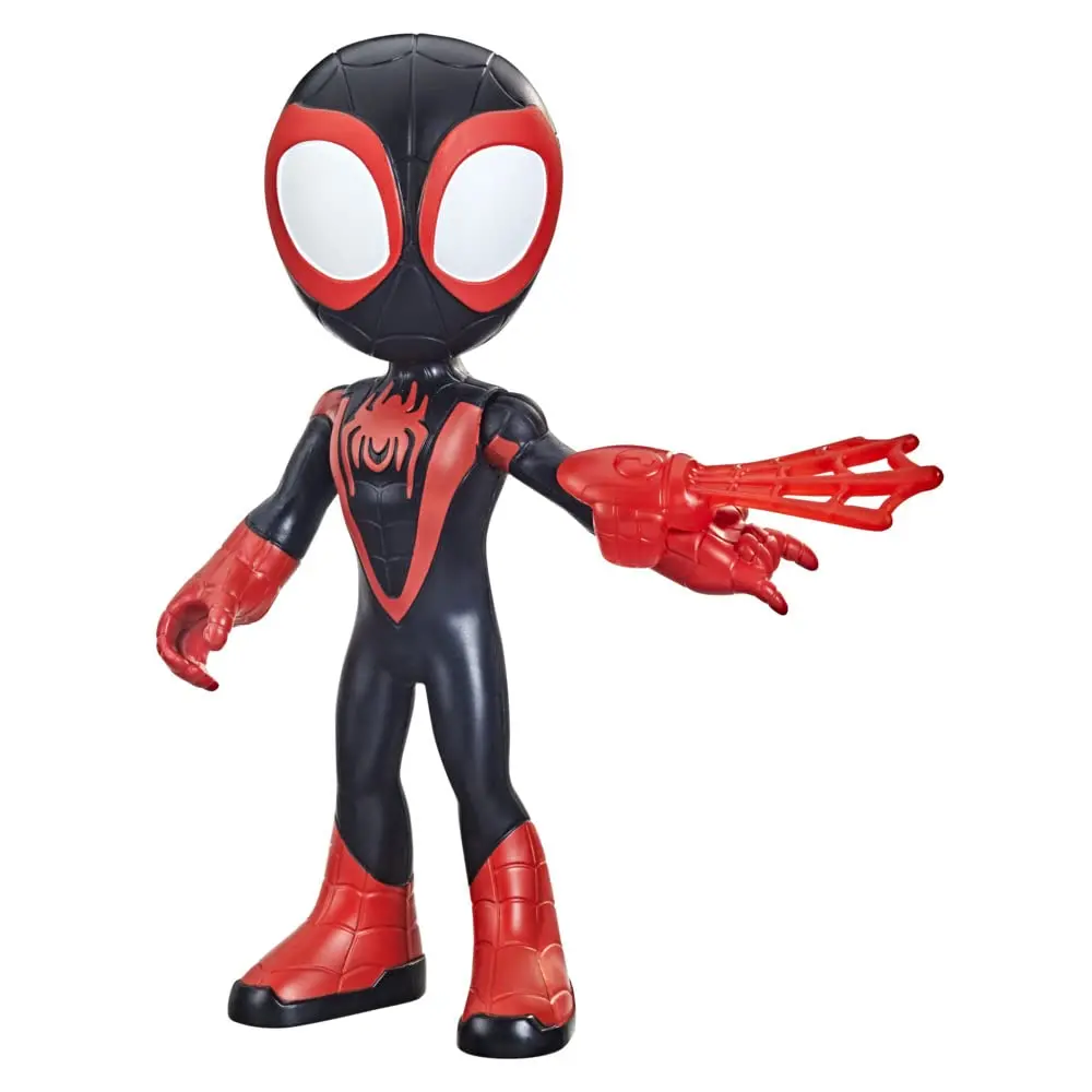 Marvel Spidey And His Amazing Friends Supersized 9-Inch Miles Morales Action Figure For Kids Ages 3 And Up 1
