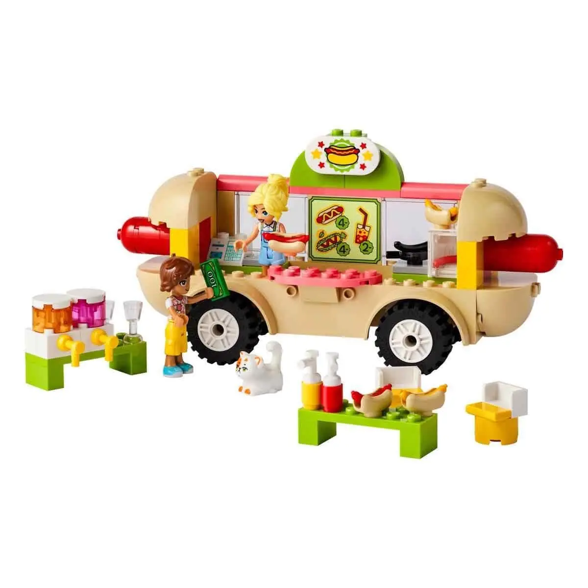 Lego Friends Hot Dog Food Truck Building Kit For Ages 4+ 2