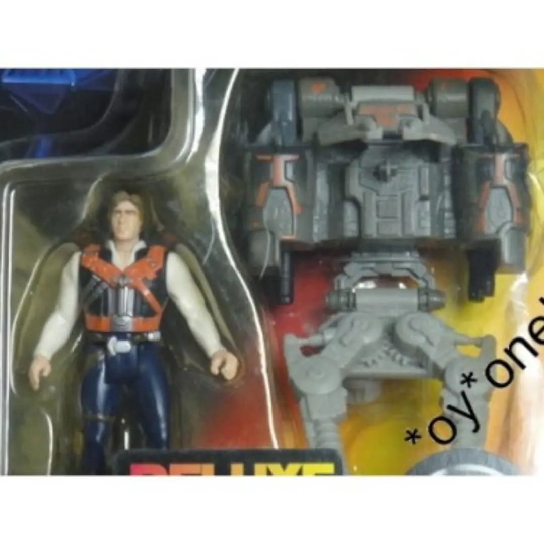 Kenner 星球大戰 Star Wars Deluxe Han Solo With Sauggler Flight Pack (Wkg-69612) 2