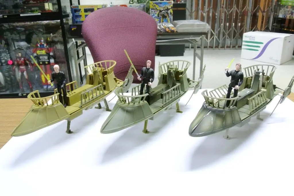 玩具地帶 Hasbro Star Wars Prototype Factory Sample Test Shot Tatooine Skiff Potf With Regular Luke Skywalker Set Of 3 樣辦樣板 試版 1