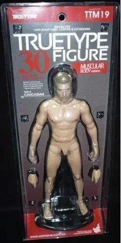 1:6 Hot Toys Ttm19 Truetype Body Muscular Body (Piu275) B28735068 1