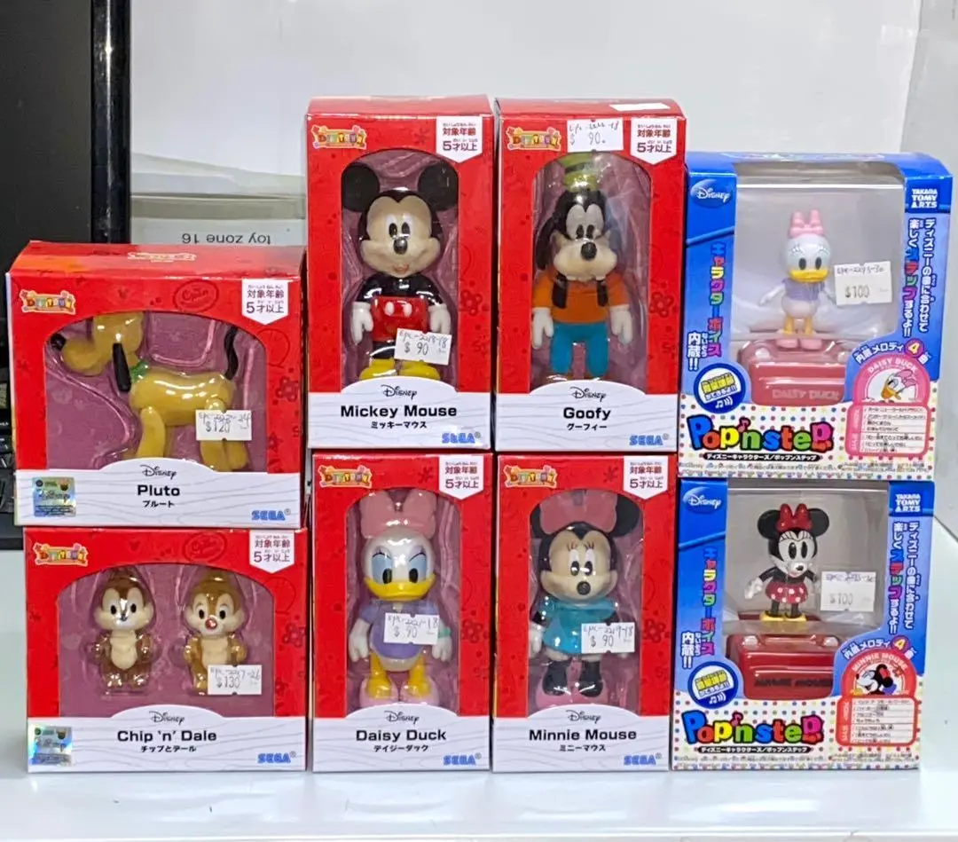 Sega Disney Diy Town 絨毛公仔 Mickey Minnie Goofy Daisy Pluto Chip N Dale Takara Tomy Arts Popnstep (Epc-2217 Epc-2218 Epc-2219 Epc-2222 Epc-2223 Epc-2293) 1