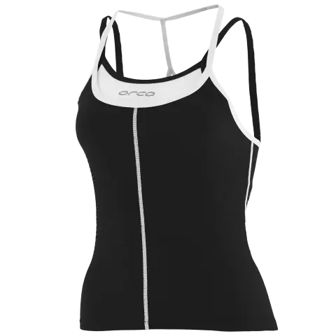 Womens 226 Singlet Bk-Wh 1