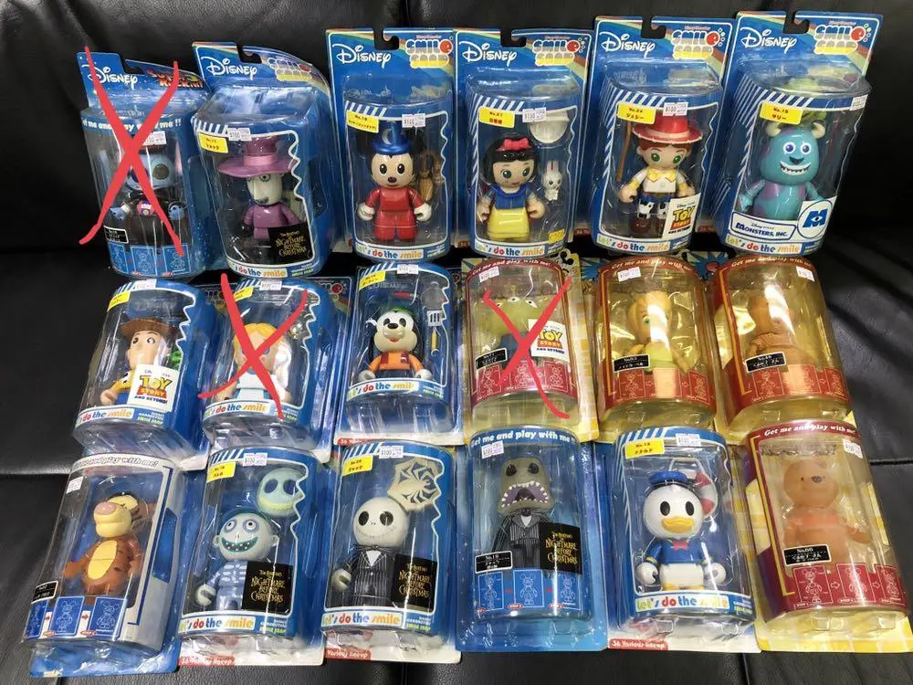 Disney Super Rockin 2 3 Smile Snap Toy Story Goofy Nbc Winnie Donald Mickey Tinkerbell Snow White Sulley Mike Jack Shock Barrel Tiger Alien Woody Jessie C742-190 歡迎散賣 1