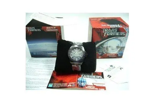 Hasbro 變形金剛 狂派標誌 鋼帶手錶 F款 Transformers Watch Type F Decepticon Logo (Piu/Ry6-60) 1