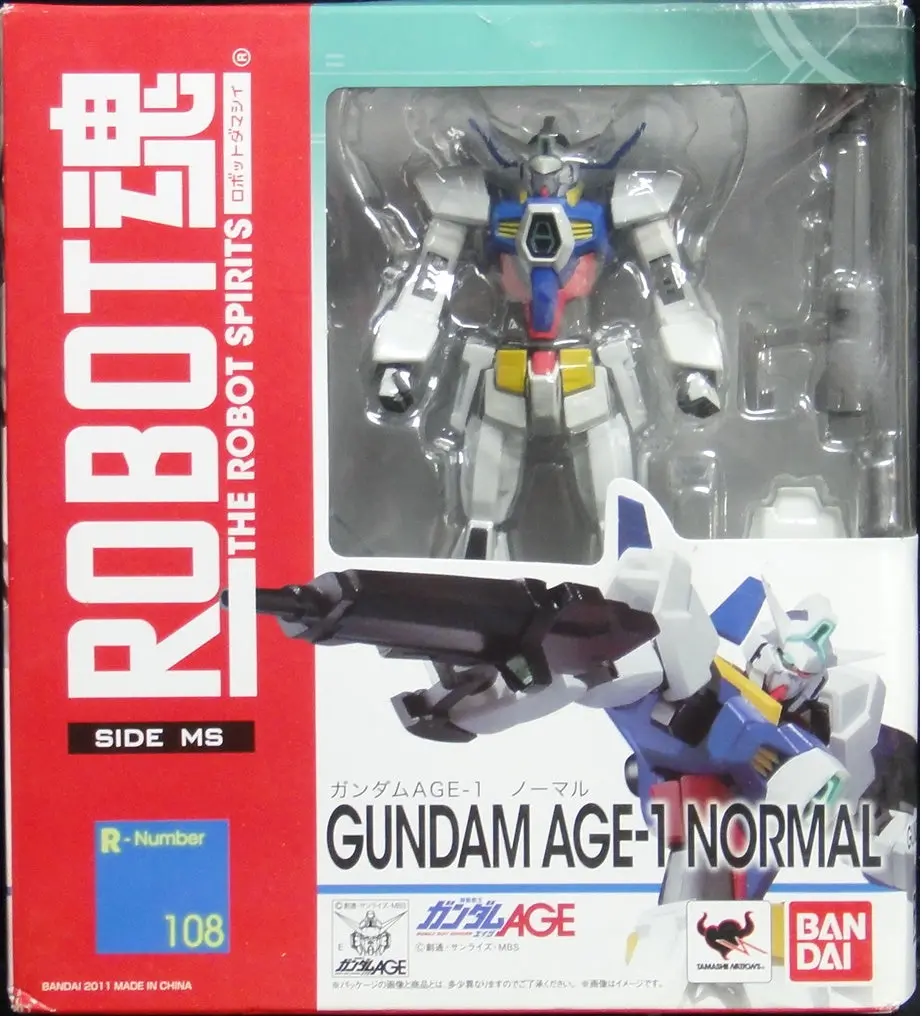 萬代 Robot 魂 機動戰士高達age 菲力特亞斯諾 高達age-1普通型 Bandai The Robot Spirits Side Ms R-108 Mobile Suit Gundam Age Gundam Age-1 Normal 71619 (Toy-606A-210) 1129436702 1