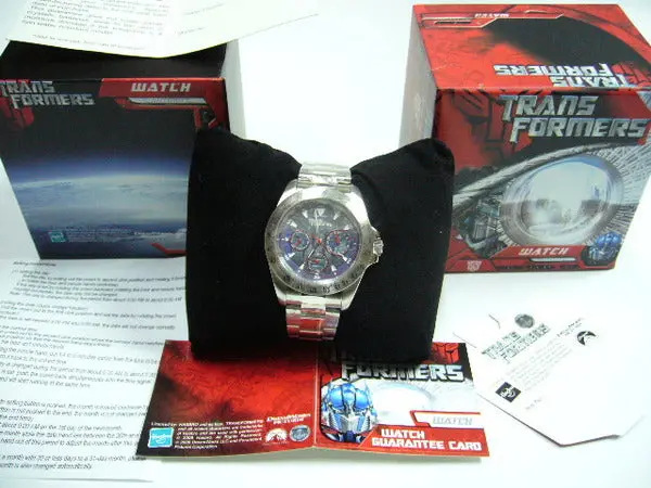 Hasbro 孩之寶 變形金剛 電影版 博派標誌 鋼帶手錶 E款 Transformers Watch Type E Autobot Logo (Piu/Ry5-60) 1117274211 1