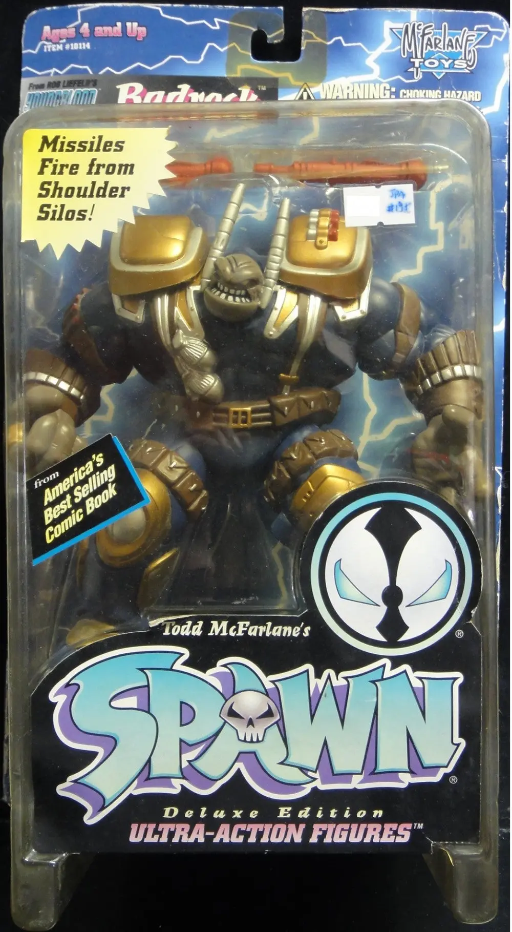 Mcfarlane Toys 再生俠 Todd Mcfarlane's Spawn Deluxe Edition Ultra-Action Figures From Rob Liefeld's Youngblood Badrock 85010 (Jpa-195) 1