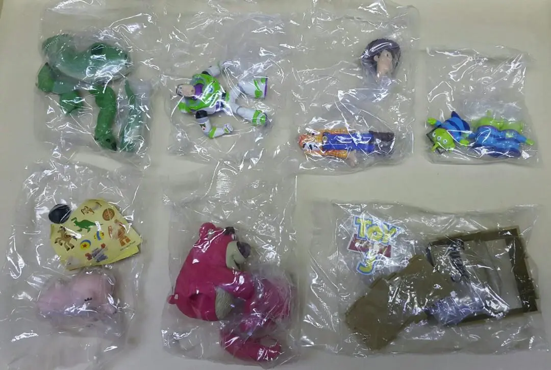 Takara Tomy A.R.T.S 99093 迪士尼 彼思動畫 反斗奇兵3 扭蛋場景系列 第二彈 胡迪 巴斯光年 攬攬熊 勞蘇 抱抱龍 火腿 外星人 三眼仔 紙箱 扭蛋套裝 Disney Pixar Toy Story 3 Gacha Diorama Collection 2 Sheriff Woody Buzz Lightyear Lots-O'-Huggin' Bear Rex Hamm Aliens Cardboard Set (Buy-Cw) 2
