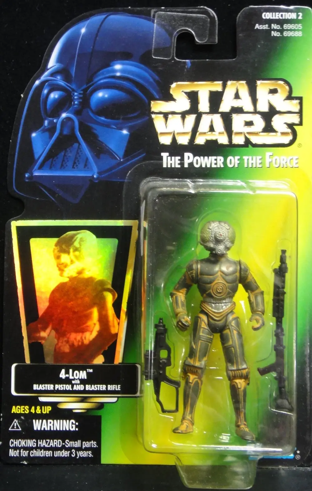Kenner 星球大戰 Star Wars The Power Of The Force 4-Lom With Blaster Pistol And Blaster Rifle 69688 (Pa#0) 1