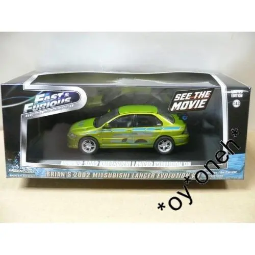 Greenlight 1/43 Fast & Furious 狂野時速 Brian's 2002 Mitsubishi Lancer Evolution Vii 86209 (01780) (Piu110店) 1