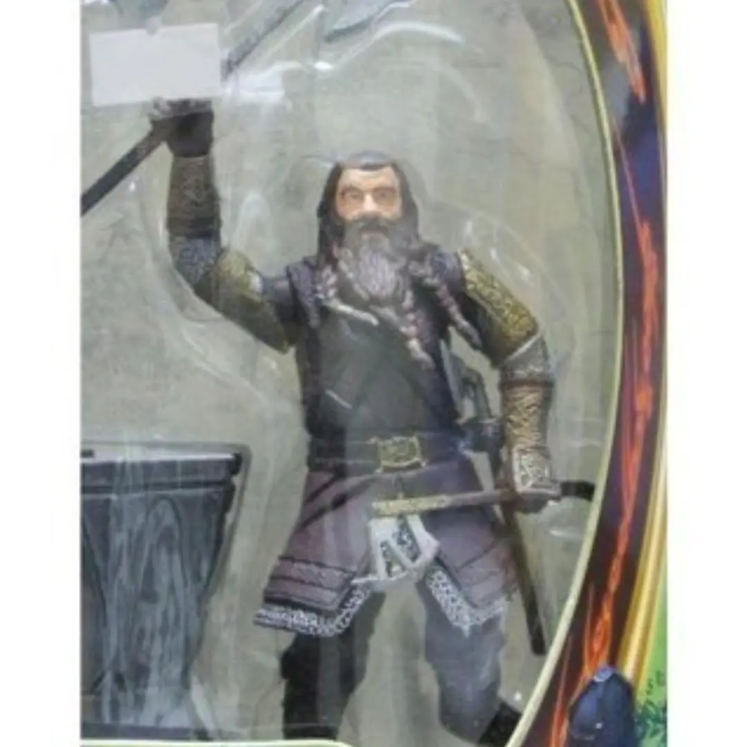 Toy Biz 81024 The Lord Of The Rings The Fellowship Of The Ring Gimli With Battle Axe Swinging Action 魔戒首部曲 魔戒現身 金靂 (Lotr) 2