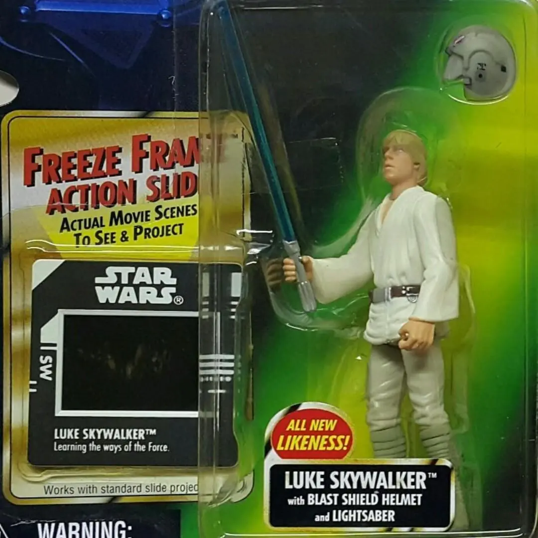 Hasbro Kenner Star Wars Slide Potf Luke Skywalker W/ Blast Shield Helmet & Lightsaber 日版 14347 (Pa0) 2