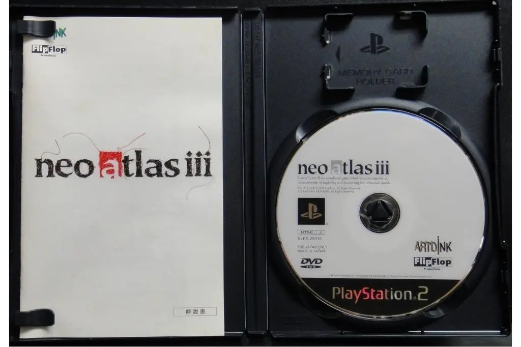 Sony Scei Ps2 Artdink Flipflop Neo Atlas Iii 新圖譜3 遊戲日版 Slps25016 (Buy-10062) 2