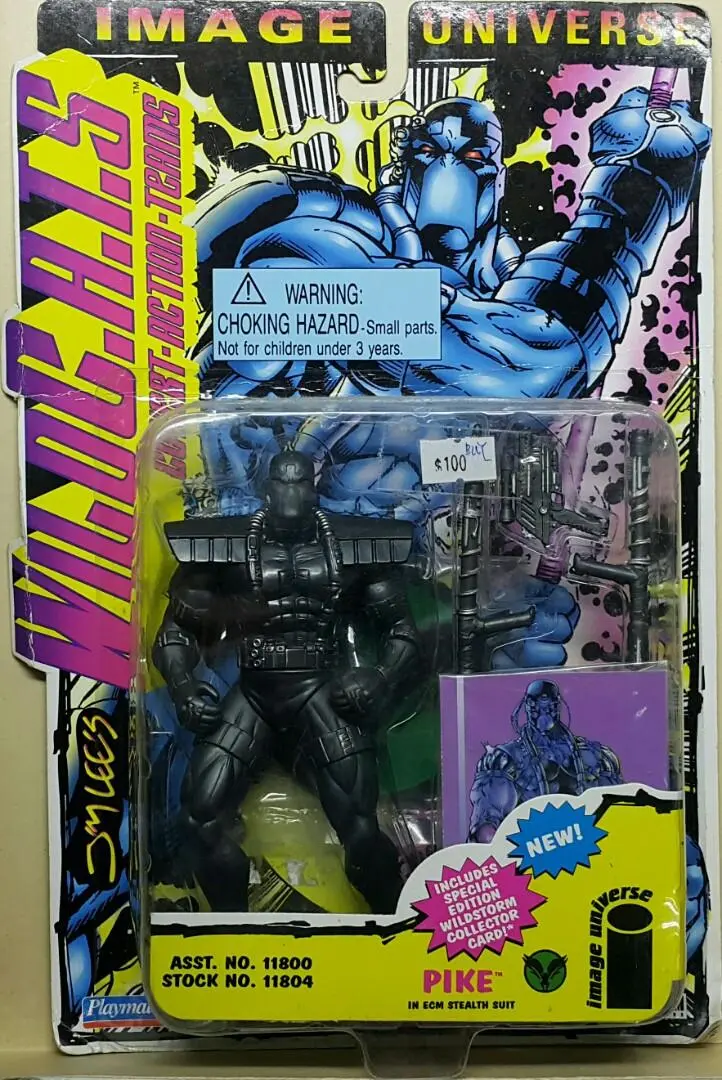 Playmates 11804 李鏞哲 野貓特攻隊 派克 Wildstorm Jim Lee's Wild C.A.T.S Covert-Action-Teams Pike In Ecm Stealth Suit (Buy) L 1