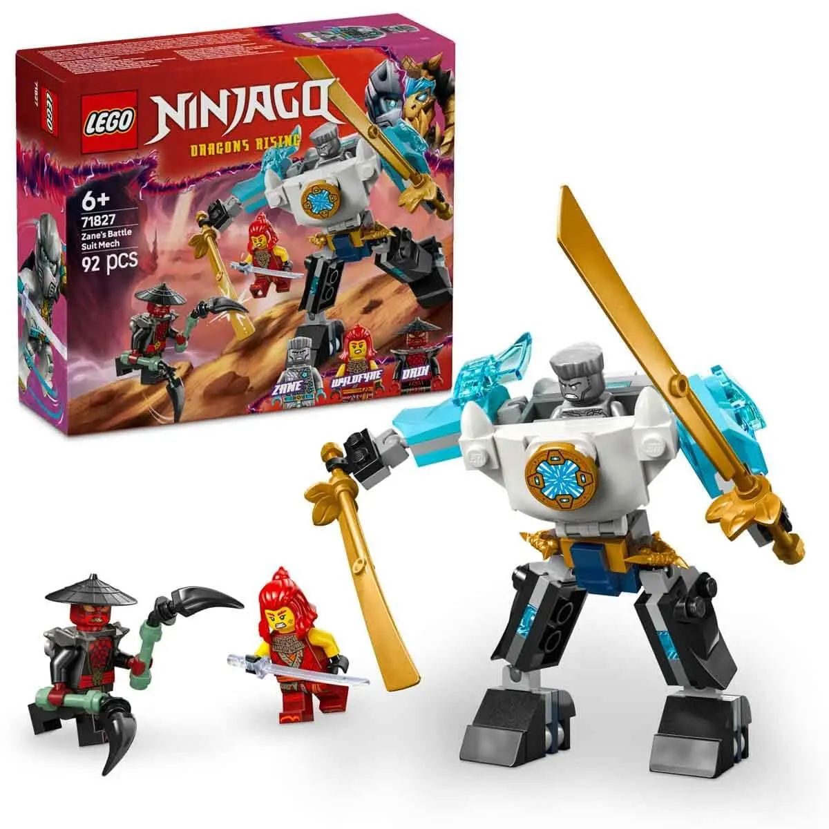 Lego Ninjago Zane’S Battle Suit Mech Building Kit For Ages 6+ 1