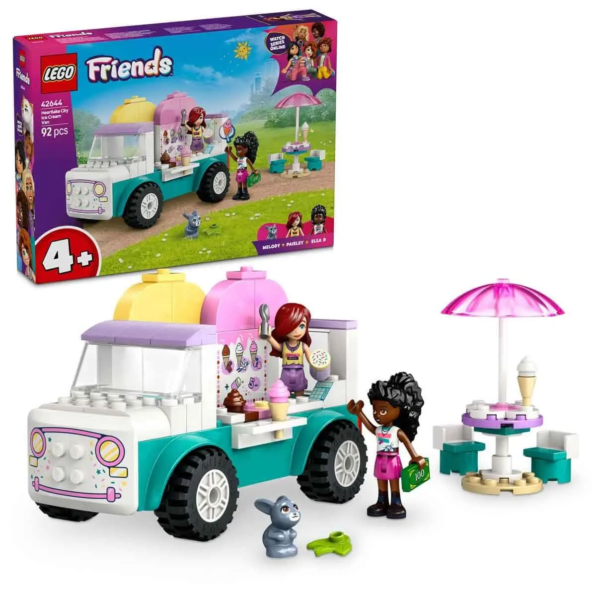 Lego Friends Heartlake City Ice Cream Truck Building Kit For Ages 4+ 1
