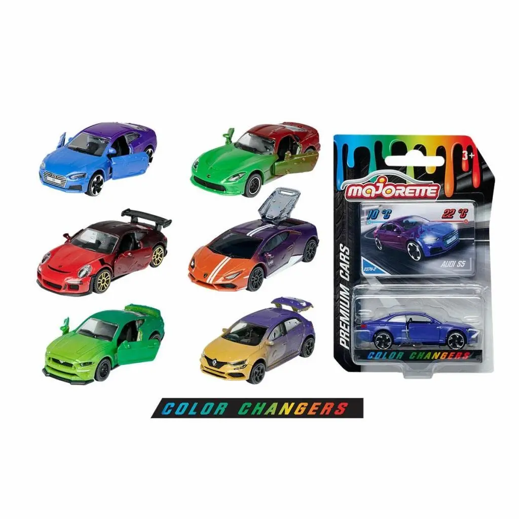 Majorette Limited Edition 6 Color Changers Series - Design & Style May Vary, Only 1 Model Included 1