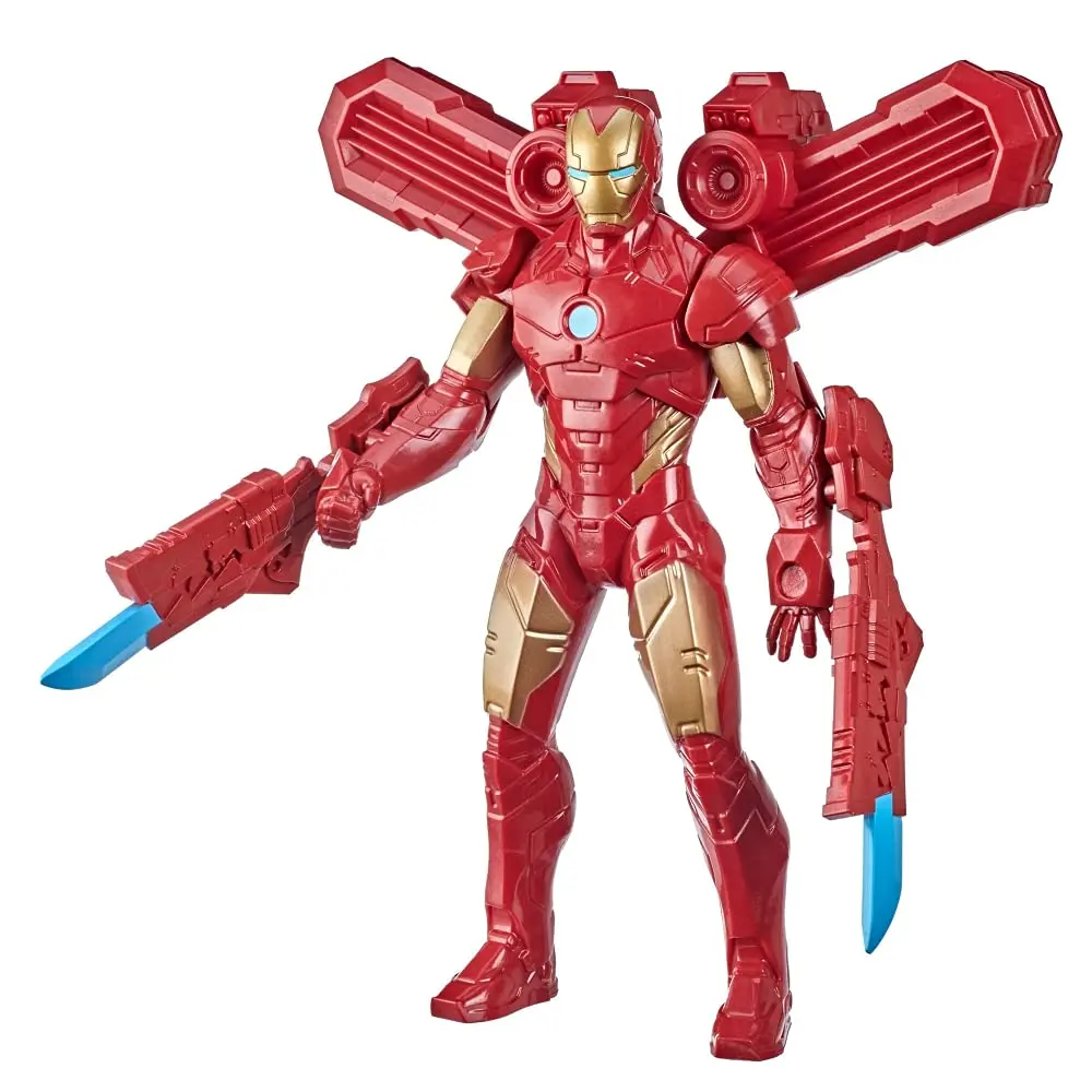 Marvel 9.5-Inch Scale Collectible Super Heroes Iron Man Action Figure With 3 Accessories For Kids Ages 4 And Up 1