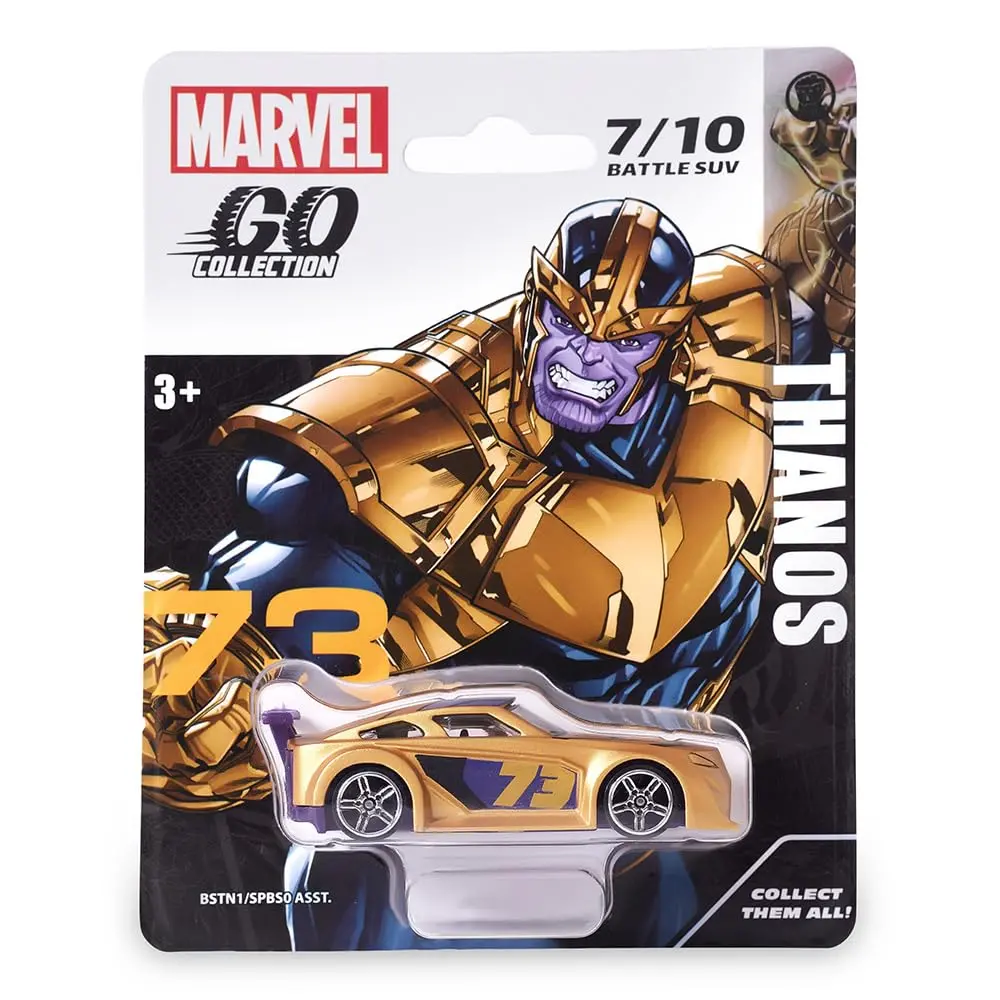 Marvel Go 1:64 Diecast Thanos Battle Suv Toy Car For Collection For Ages 3 Years And Up 1