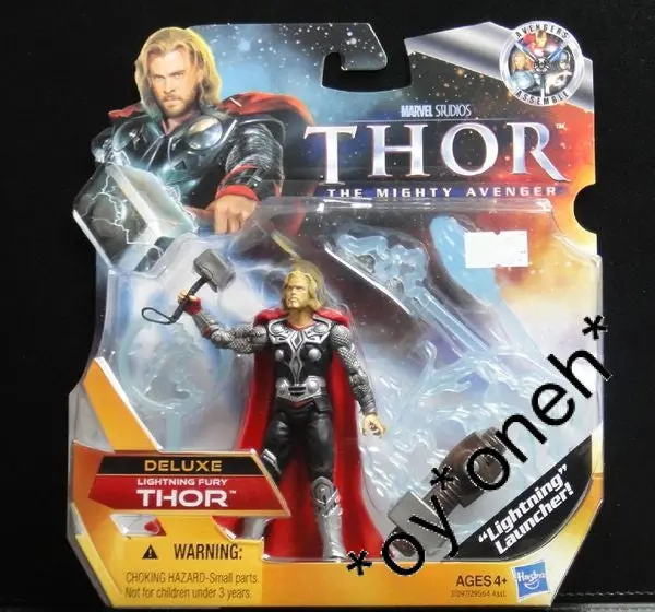 Hasbro 雷神奇俠 托爾  Marvel Thor The Mighty Avenger Deluxe Lighting Fury Action Figure 59758 (Piu/Tok-3-50) B30777828 1