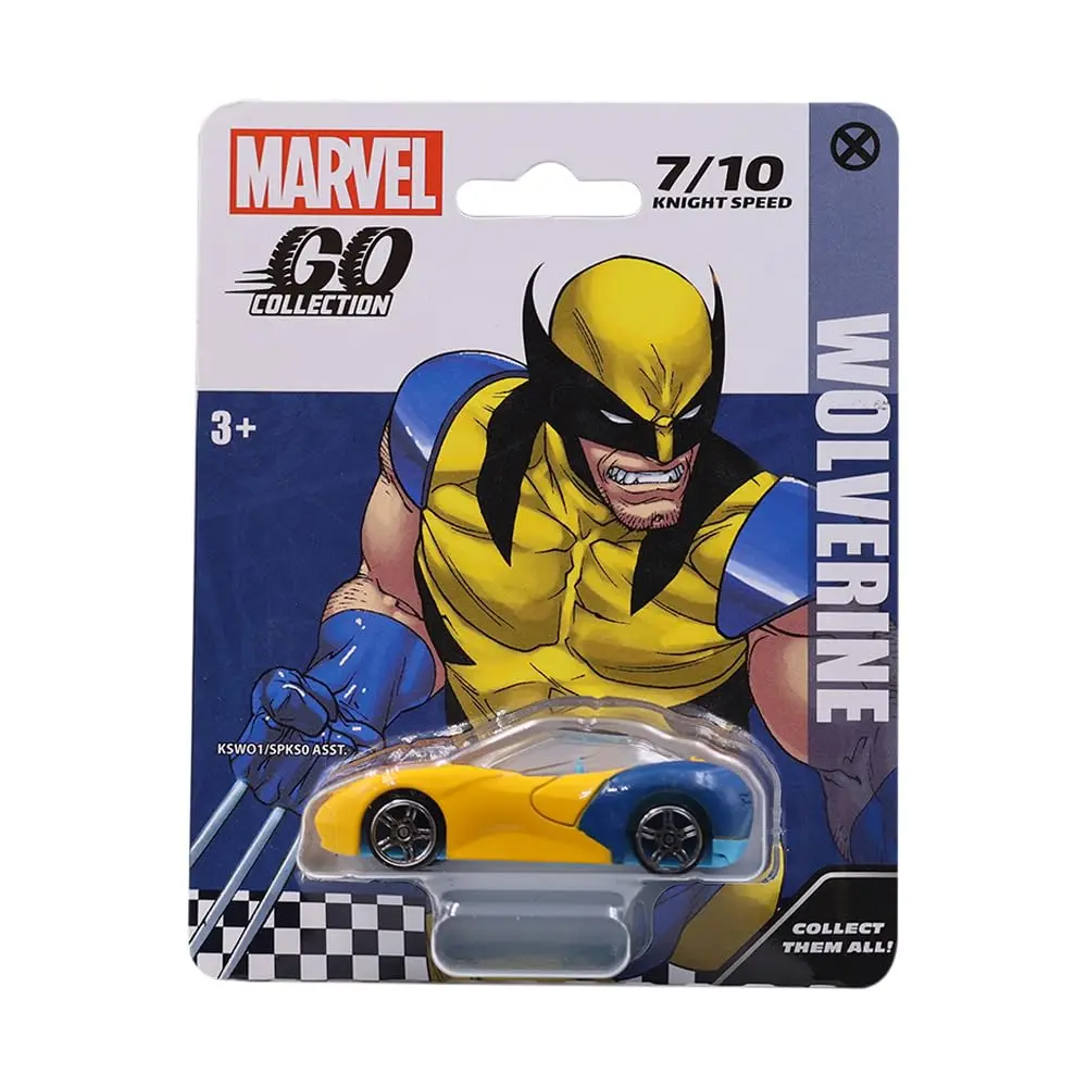 Marvel Go 1:64 Diecast Wolverine Knight Speed Toy Car For Collection For Ages 3 Years And Up 1