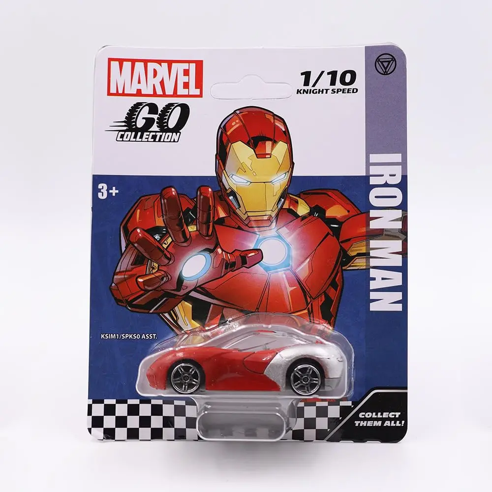 Marvel Go 1:64 Diecast Iron Man Knight Speed Toy Car For Collection For Ages 3 Years And Up 1