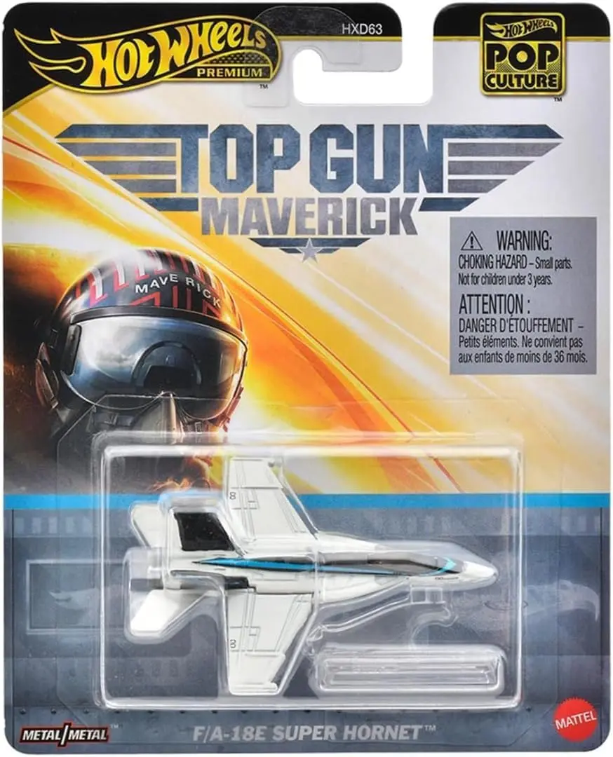 Hot Wheels 1:64 Scale Premium F/A-18E Super Hornet Toy Airplane For Ages 4+ 1