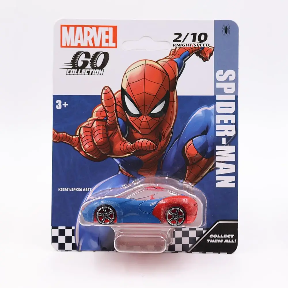 Marvel Go 1:64 Diecast Spider-Man Knight Speed Toy Car For Collection For Ages 3 Years And Up 1