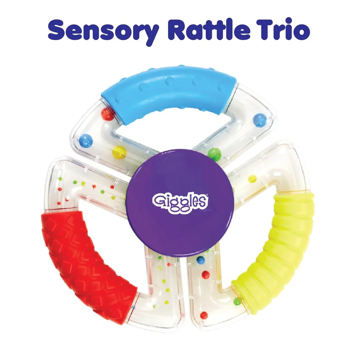 Funskool Giggles Sensory Rattle Perfect For Little Hands, 6 Months+ 1
