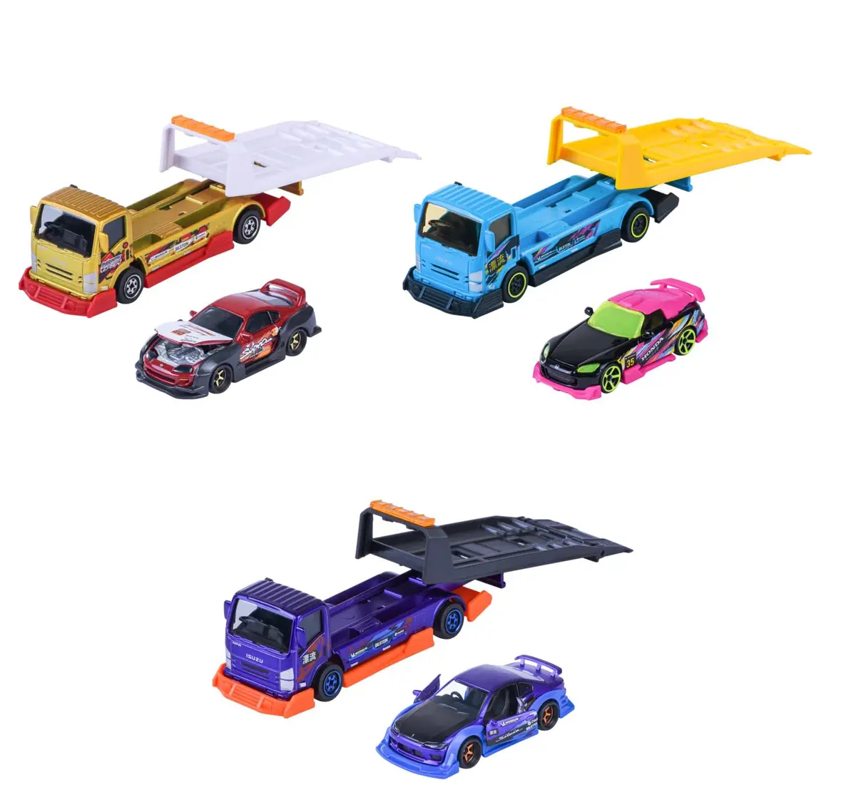 Majorette Auto Jdm Legends Tuning Transporter Playset With Vehicles For Kids & Collectors Styles & Design May Vary - Only 1 Model Included 1