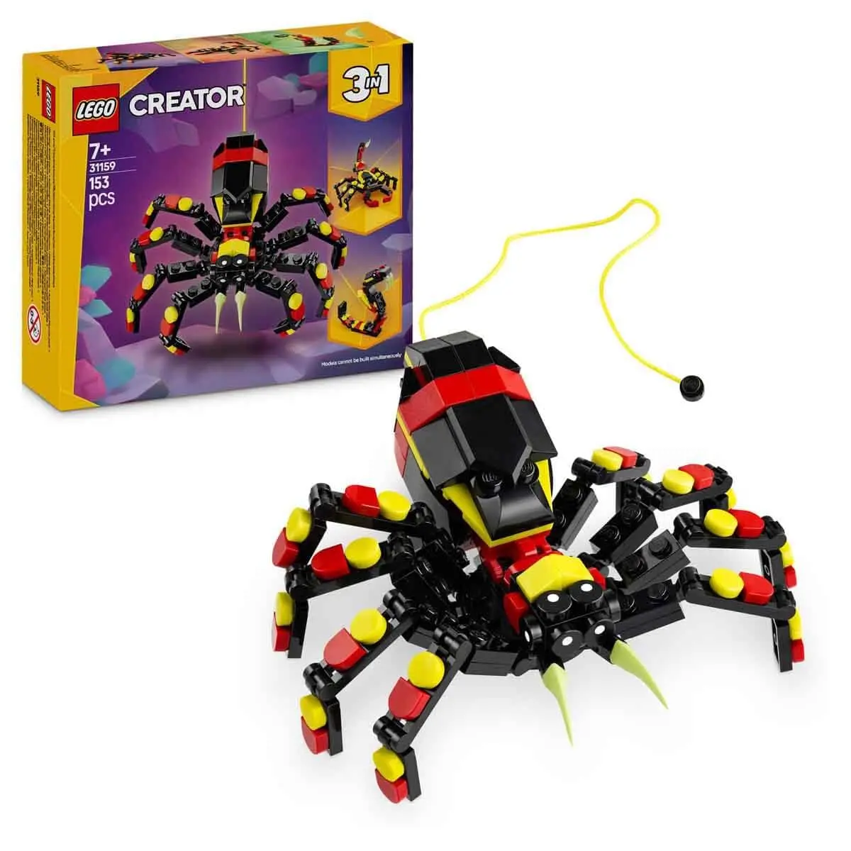 Lego Creator 3In1 Wild Animals Surprising Spider Building Kit For Ages 7+ 1