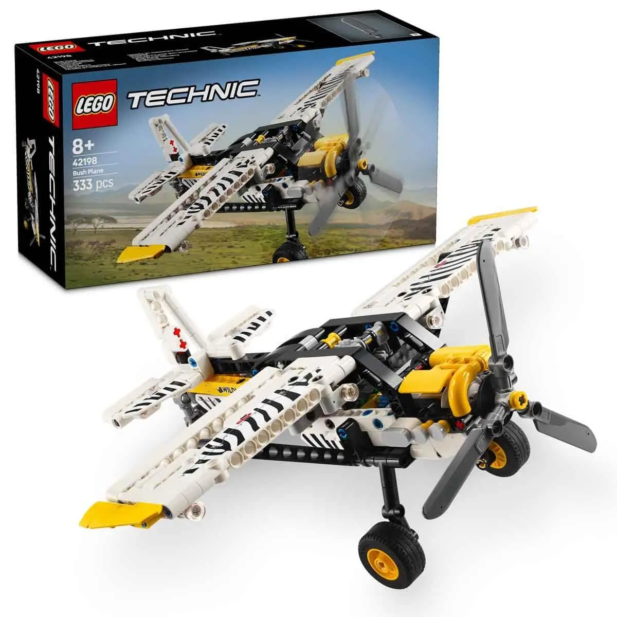 Lego Technic Bush Plane Aircraft Toy Vehicle Building Kit For Ages 8+ 1