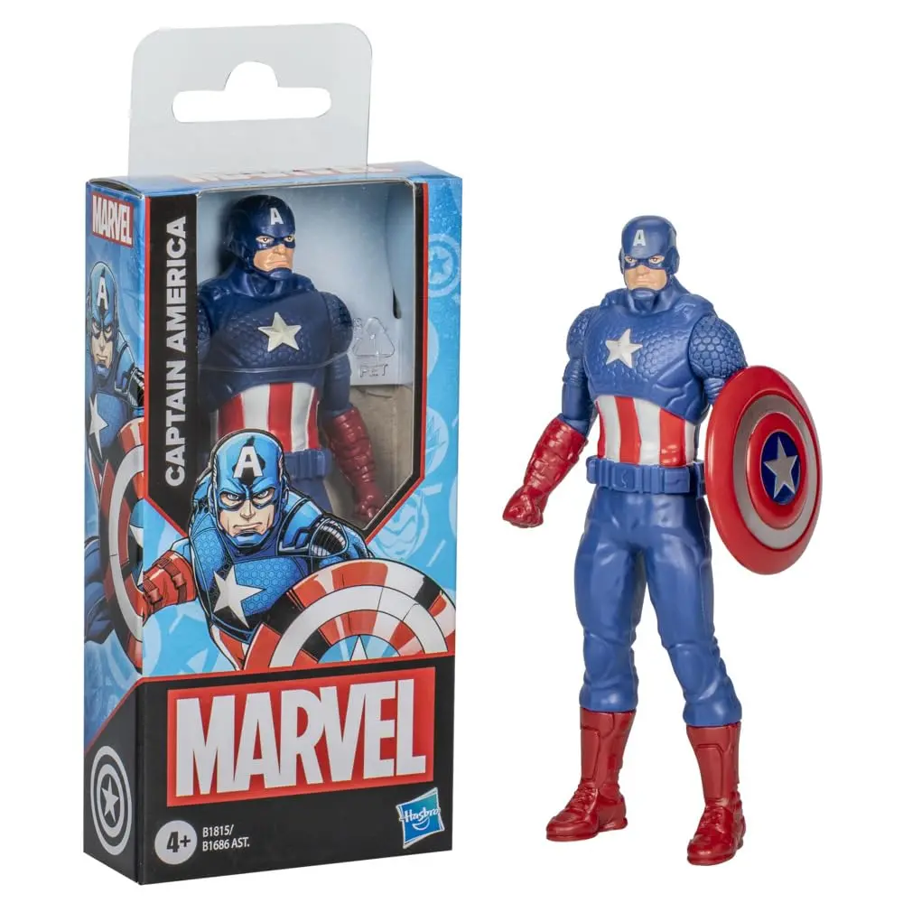 Marvel Captain America Action Figure, 6-Inch, Super Hero Toys And Figures For Kids Ages 4+ 1