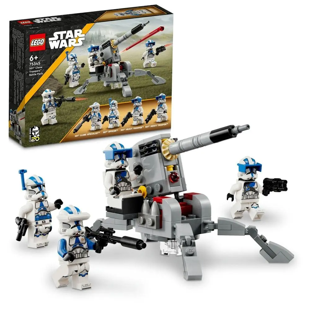 Lego Star Wars 501St Clone Troopers Battle Pack Building Kit For Ages 6+ 1