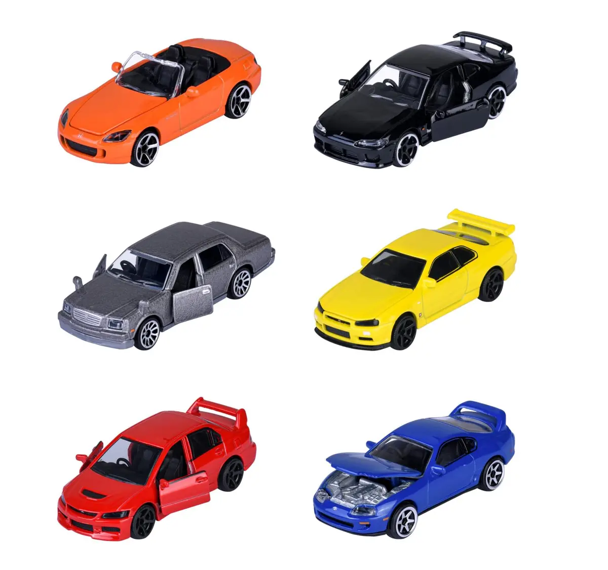 Majorette Auto Jdm Legends Premium - Metal Toy Car With Freewheel, Suspension & Opening Parts For Kids & Collectors Styles & Design May Vary - Only 1 Model Included 1