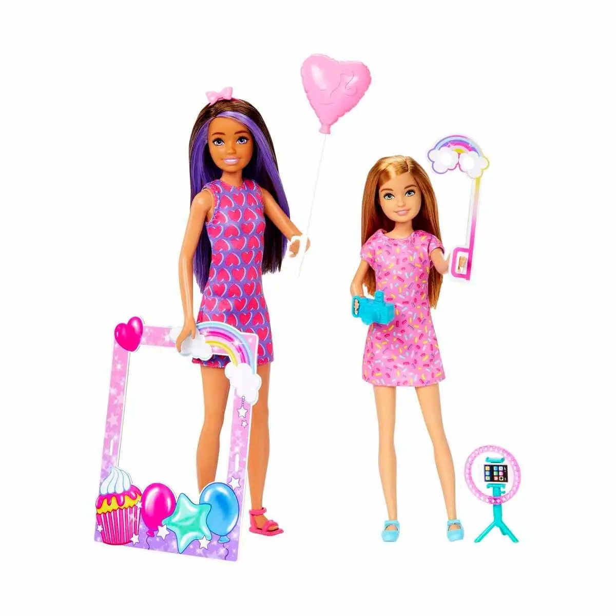 Barbie Celebration Fun Photobooth Playset With Skipper & Stacie Dolls & Accessories For Kids Ages 3 Years & Up 1
