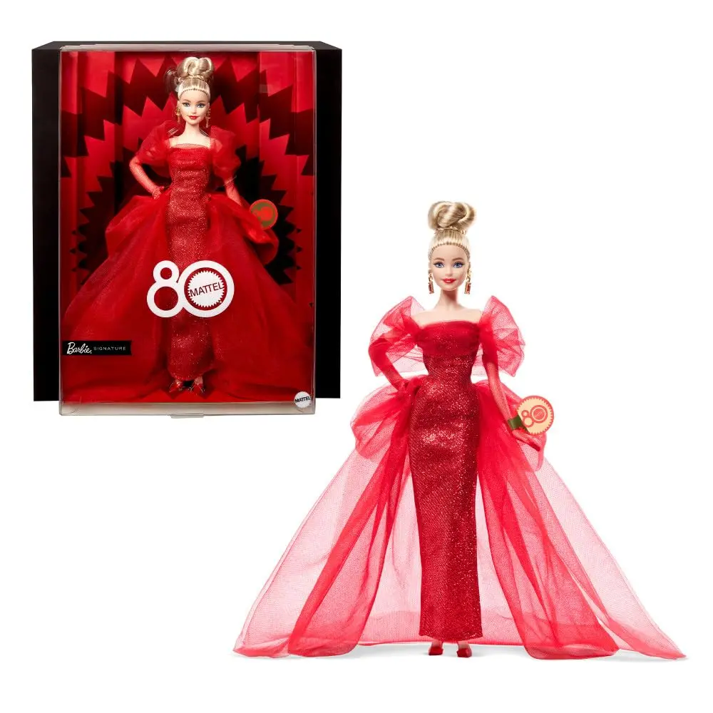 Barbie Signature Collectible Doll For Mattel 80Th Anniversary For Kids Ages 3+ 1
