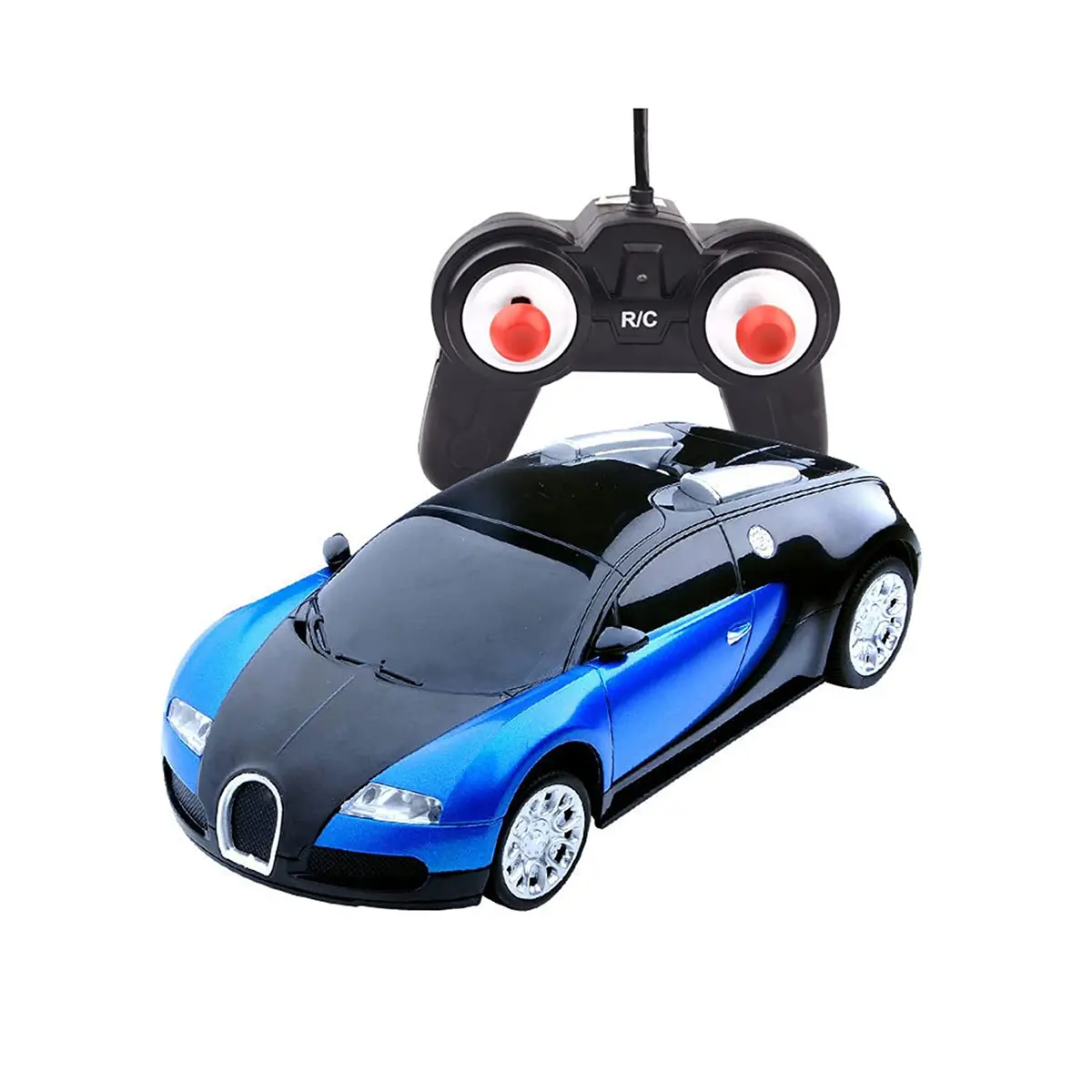 Playzu R/C 1:24 Scale Sports Vehicle, Blue & Black - Remote Control Car For Kids Ages 6+ 1