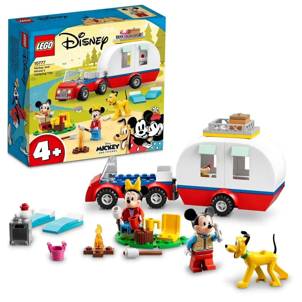 Lego Disney Mickey And Friends – Mickey Mouse And Minnie Mouse’S Camping Trip Building Kit For Ages 4+ 1