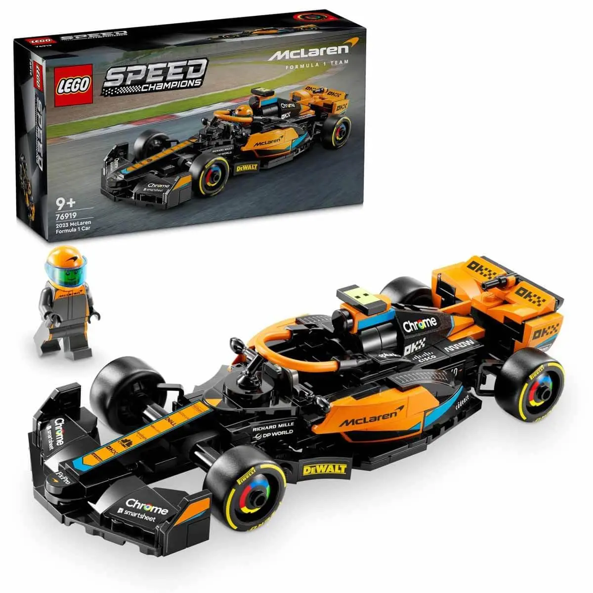 Lego Speed Champions 2023 Mclaren Formula 1 Race Car Building Kit For Ages 9+ 1