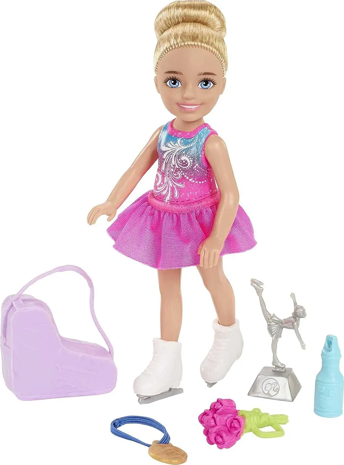 Barbie Chelsea Can Be 6 Inch Blonde Chelsea Ice Skater Doll Playset For Ages 3 Years Old & Up 1