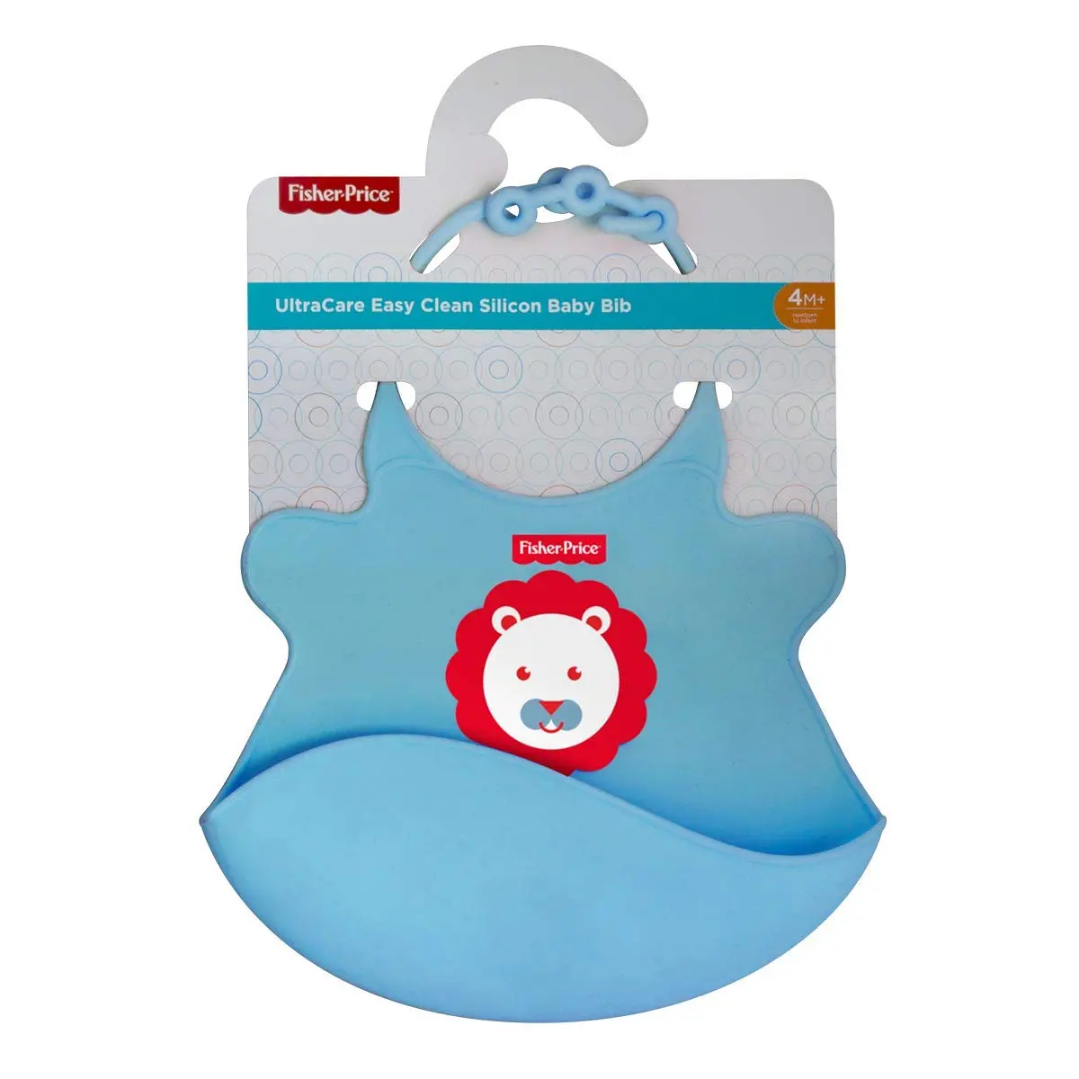 Fisher Price Ultra Care Easy Clean Silicon Baby Bib, Multicolour 1