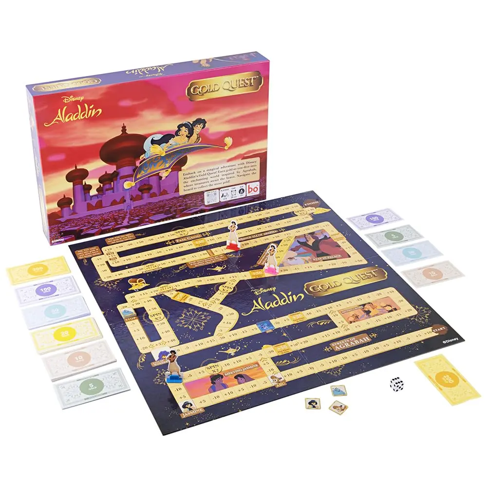 Bo Games Gold Quest, Aladdin | Adventure With Disney's Aladdin, Where Treasures Await The Brave. | Ages 6 And Up 1