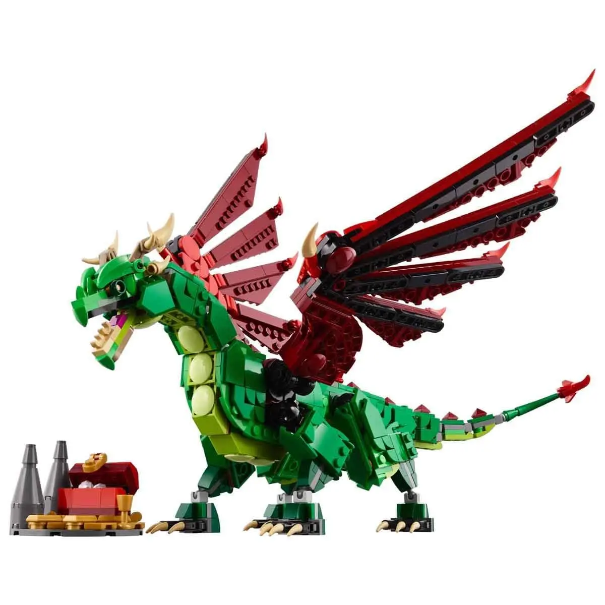 Lego Creator 3In1 Medieval Dragon Creature Building Kit For Ages 9+ 2