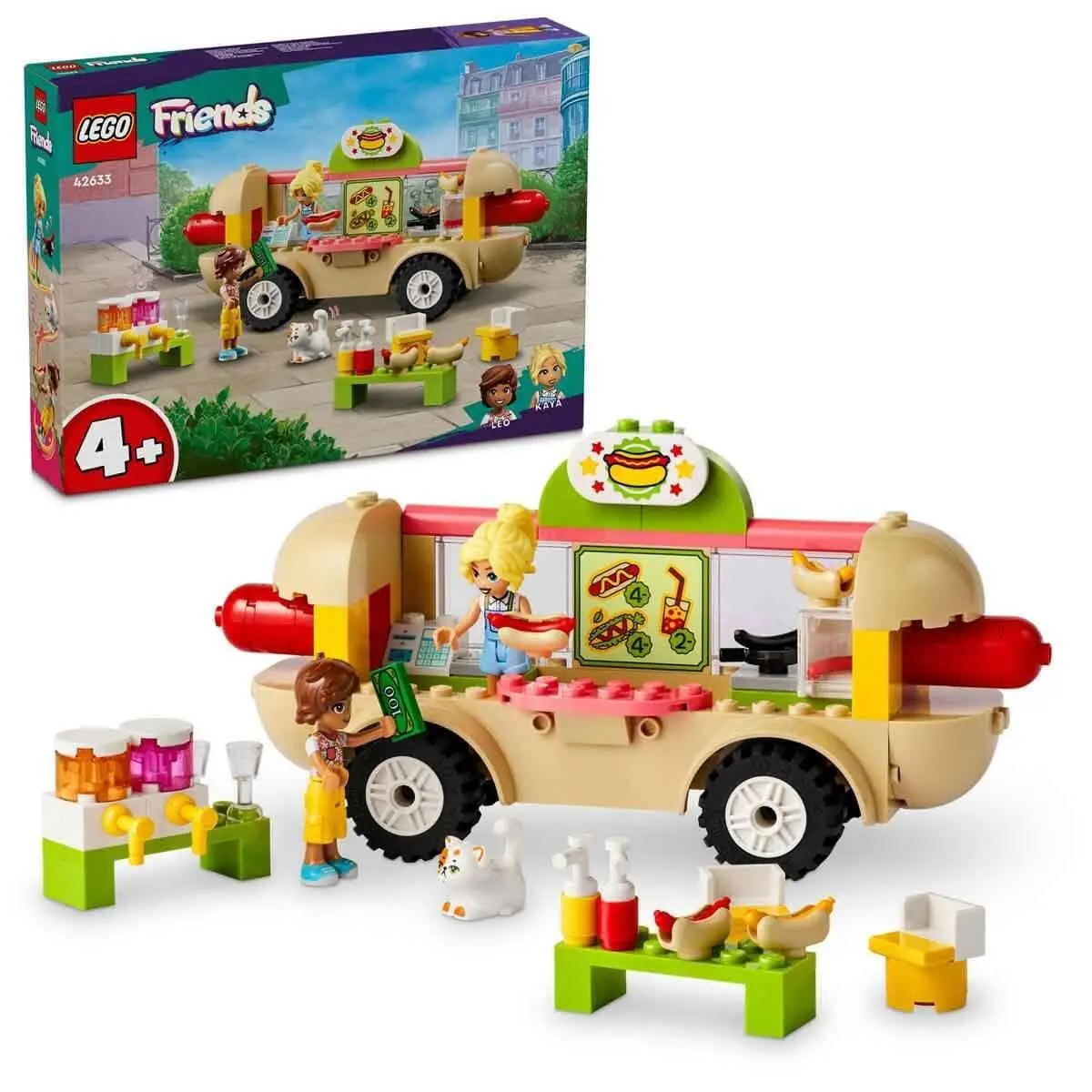 Lego Friends Hot Dog Food Truck Building Kit For Ages 4+ 1