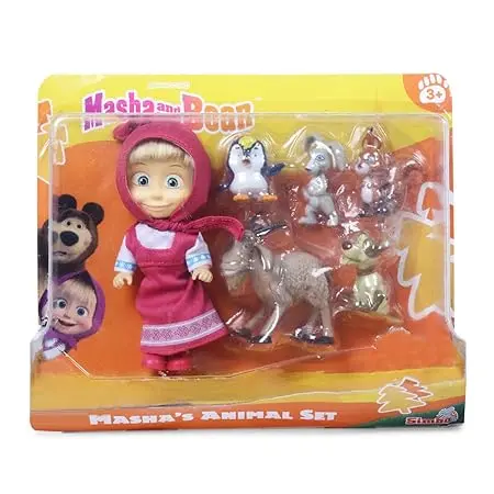 Simba Masha And The Bear Masha`S Animal Set For Ages 3+ 1