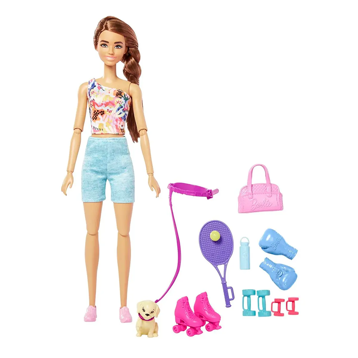 Barbie 12 Inch Wellness Doll Workout Theme With Accessories For Ages 3 Years Old & Up 1
